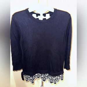 Kate Spade Broome Street Eyelet Sweater